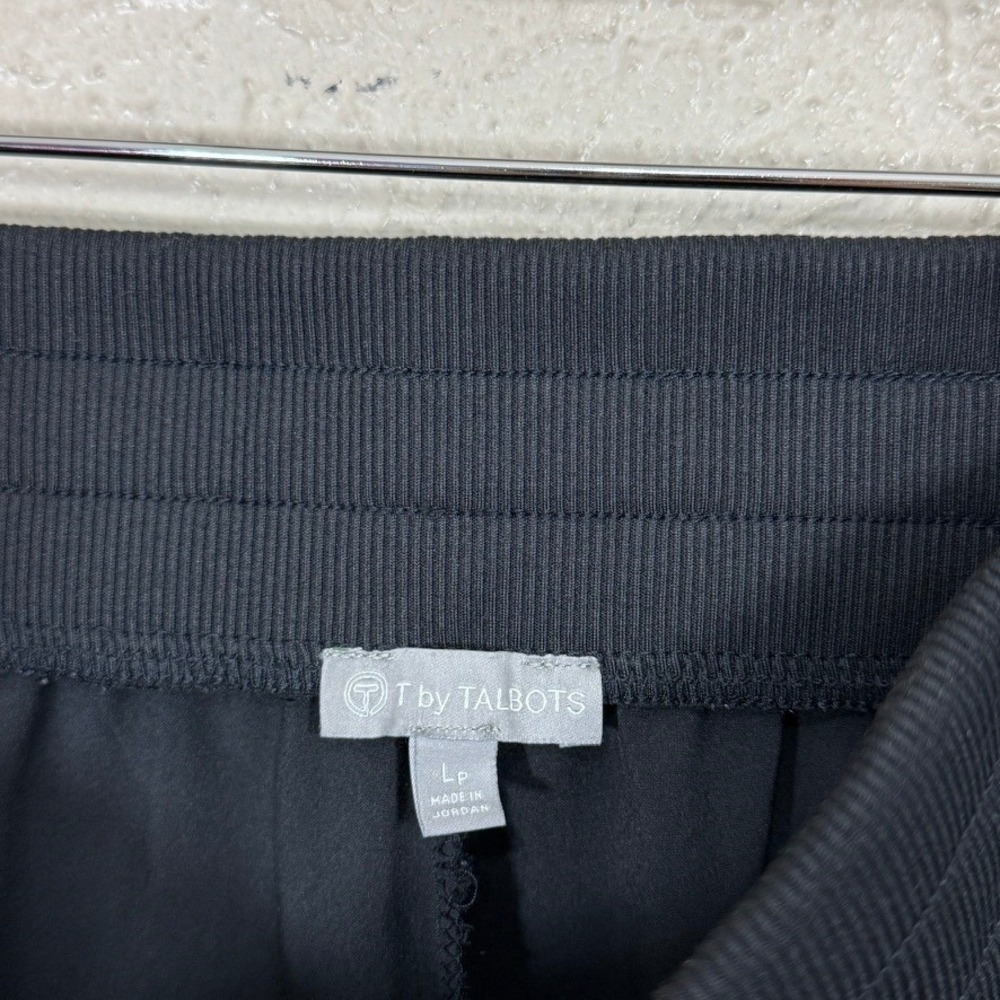 T by Talbots Pull On Pants LP Elastic Waist Lightweight Stretch Travel Cropped - Picture 7 of 9